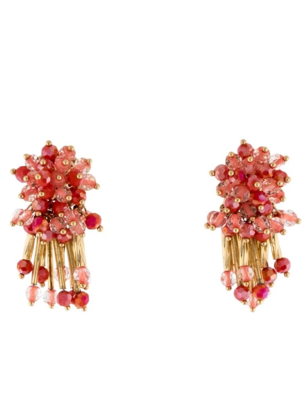 Kate Spade New York Beaded Cluster Statement Drop Statement NWOT